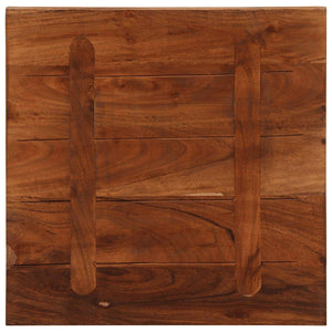 Bordsskiva 50x50x2,5 cm fyrkantig massivt återvunnet trä