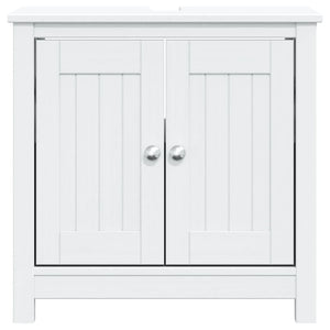 Tvättställsskåp BERG vit 60x34x59 cm massiv furu