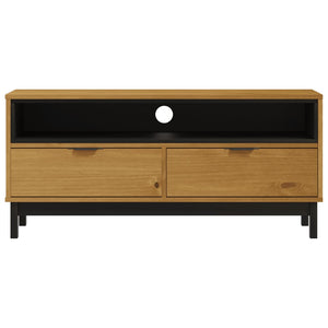 Tv-bänk FLAM 110x40x50 cm massiv furu
