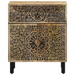 Sängbord 50x33x60 cm massivt mangoträ