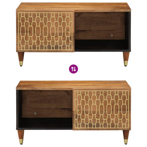 Soffbord 80x50x40 cm massivt mangoträ