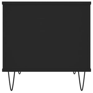 Soffbord svart 60x44,5x45 cm konstruerat trä