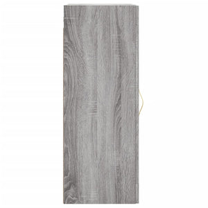 Väggskåp grå sonoma 34,5x34x90 cm konstruerat trä