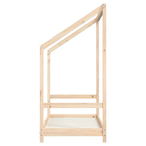 Sängram för barnsäng 70x140 cm massiv furu