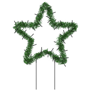 Julstjärna 3 st med spett 50 LEDs 29 cm
