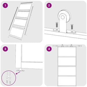 Skjutdörr guld 102,5x205 cm klart ESG-glas och aluminium