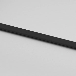 Skjutdörr svart 102,5x205 cm härdat glas och aluminium