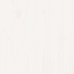 Dagbädd med extrasäng vit 90x190 cm massiv furu