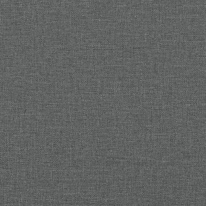 Soffa 2-sits mörkgrå 140 cm tyg