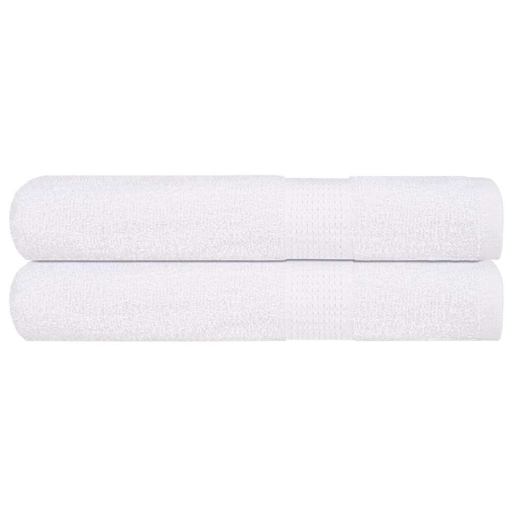 Bastuhanddukar FROGN 2 st vit 80x200 cm 360 gsm
