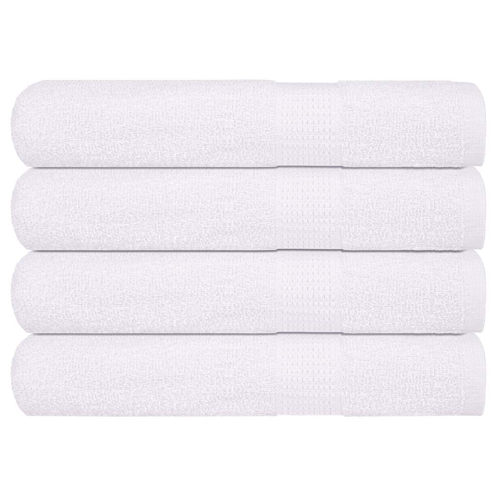 Bastuhanddukar FROGN 4 st vit 80x200 cm 360 gsm