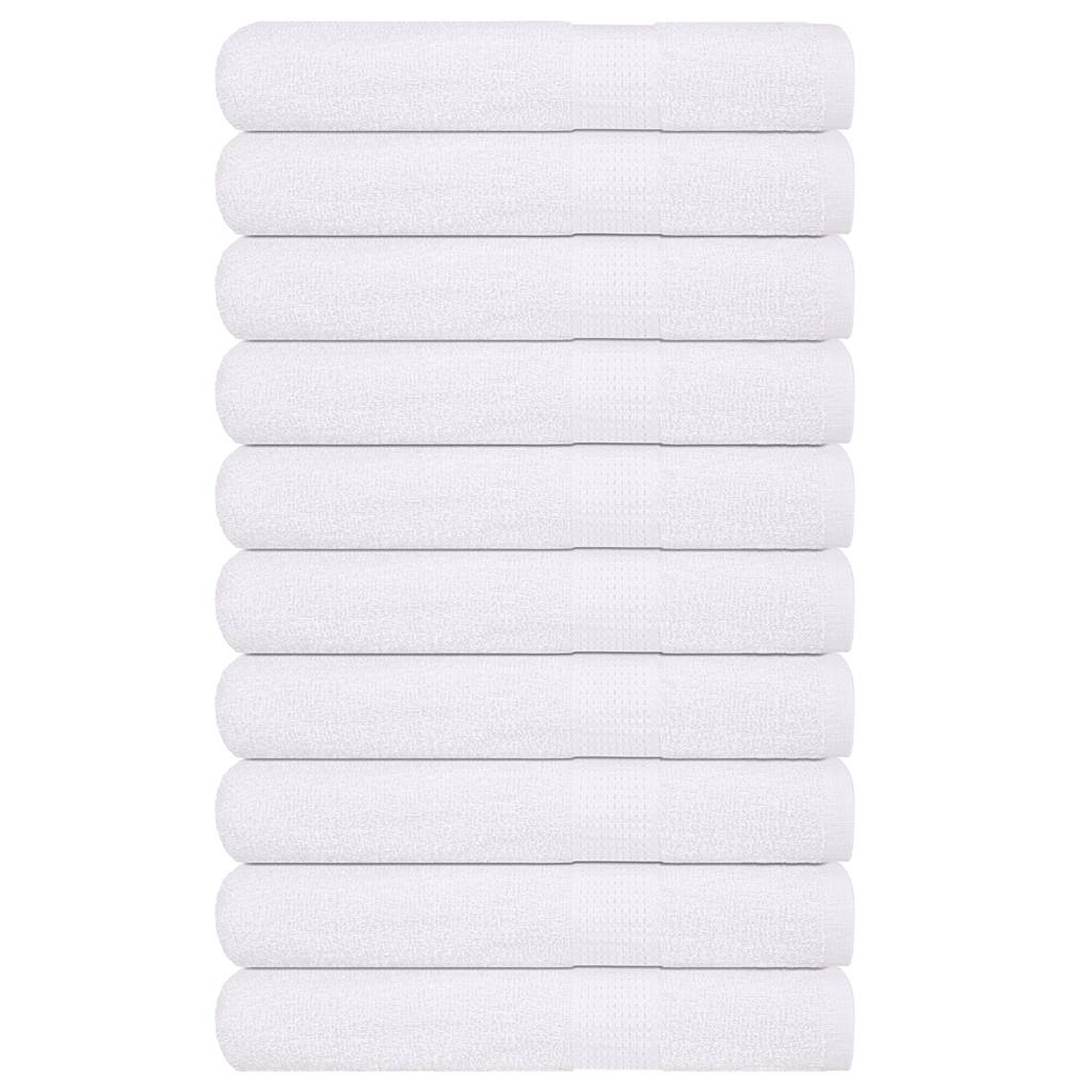 Bastuhanddukar FROGN 10 st vit 80x200 cm 360 gsm