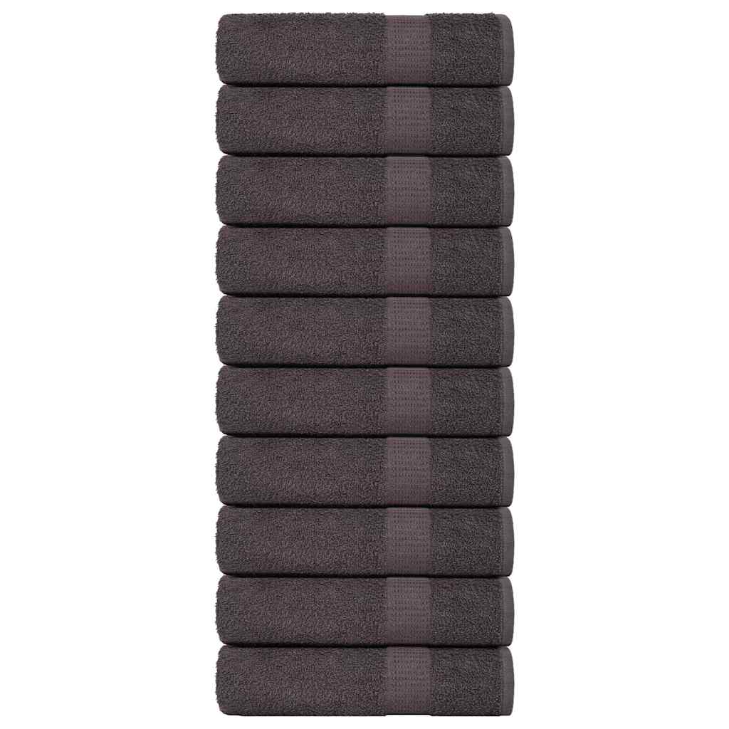 Handdukar FROGN 10 st antracit 50x100 cm 360 gsm