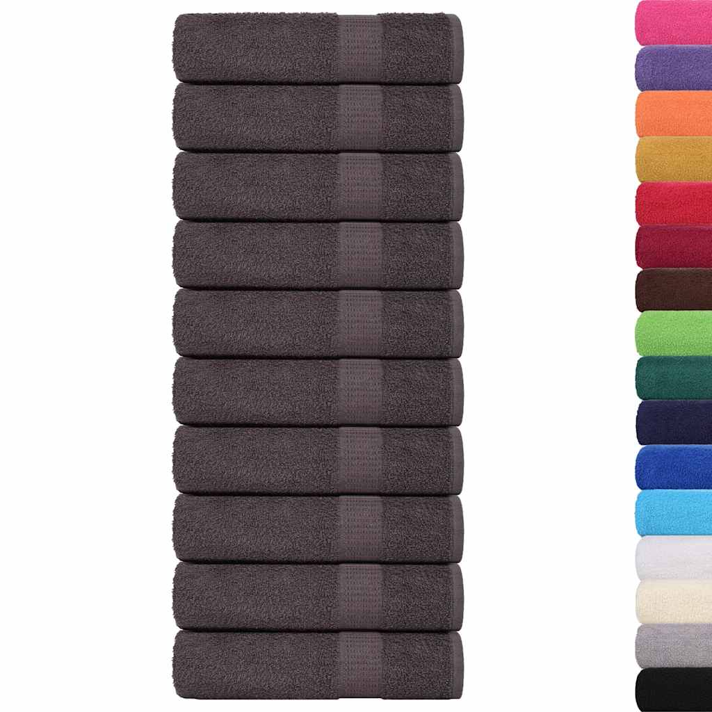 Handdukar FROGN 10 st antracit 50x100 cm 360 gsm