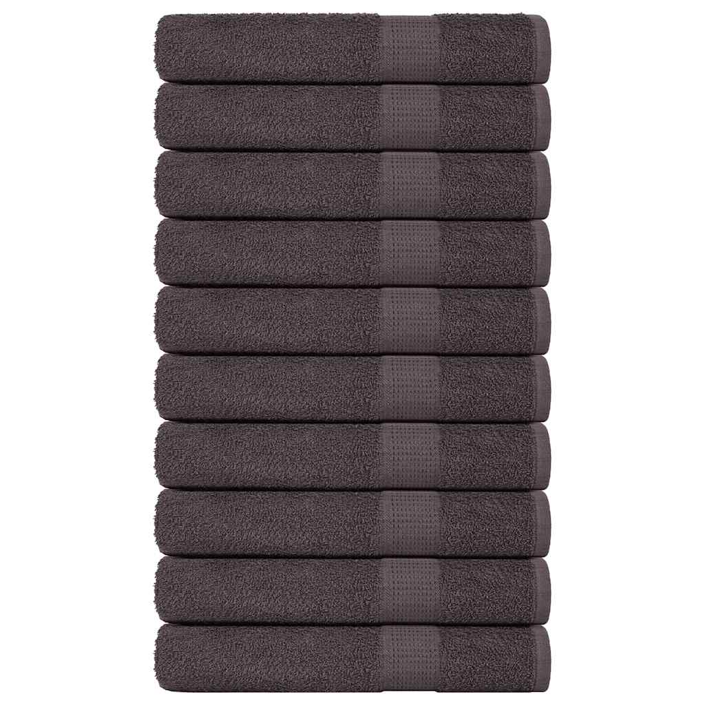 Bastuhanddukar FROGN 10 st antracit 80x200 cm 360 gsm