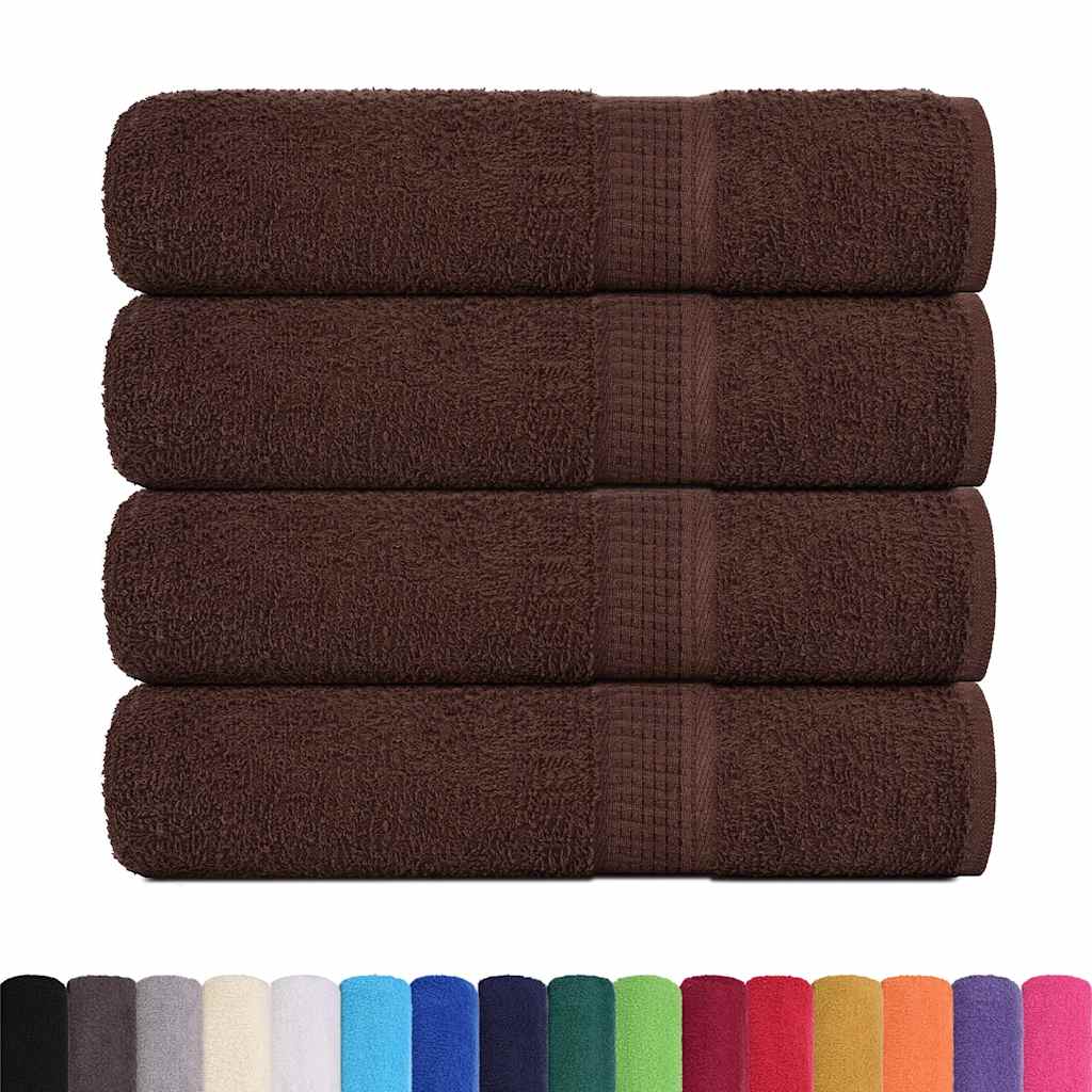 Badlakan FROGN 4 st brun 100x150 cm 360 gsm