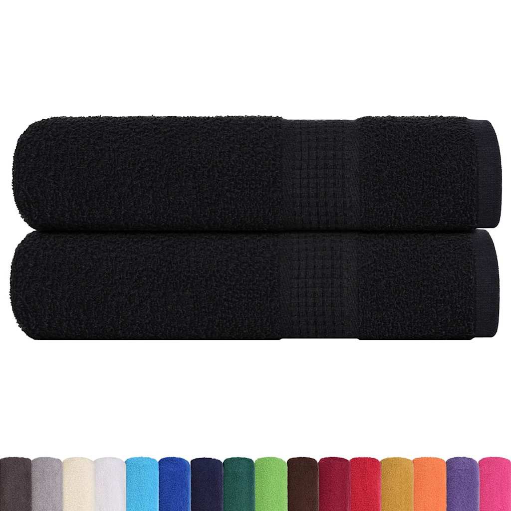 Badlakan FROGN 2 st svart 100x150 cm 360 gsm