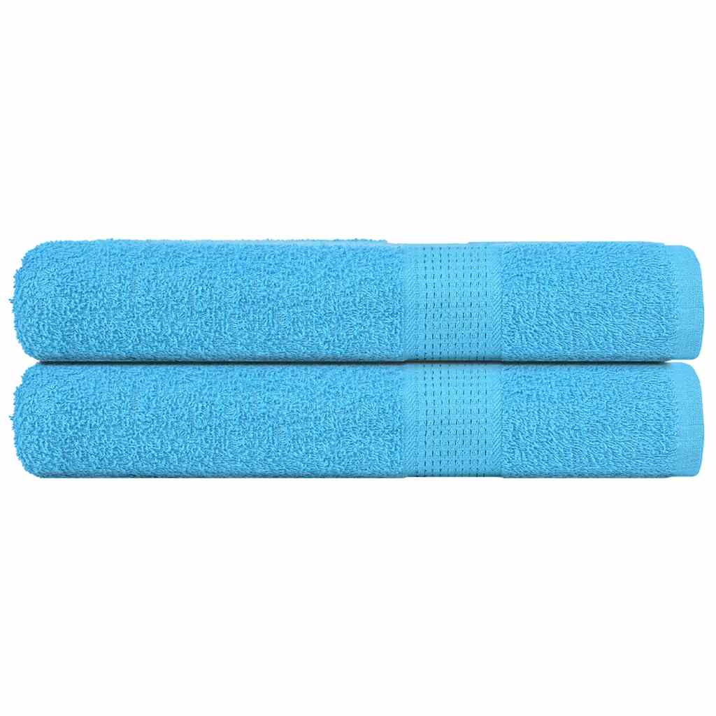 Bastuhanddukar FROGN 2 st turkos 80x200 cm 360 gsm