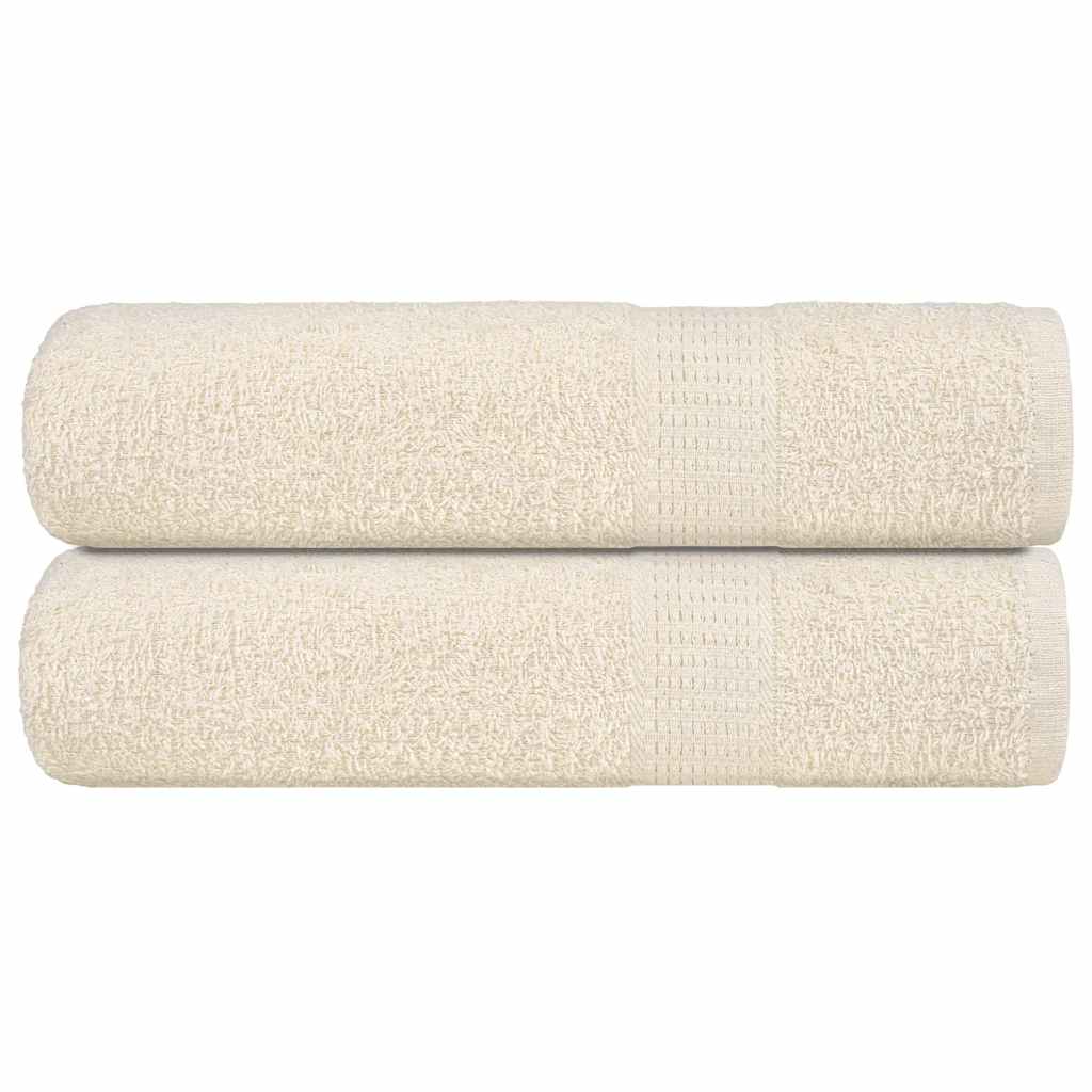 Badlakan FROGN 2 st gräddvit 100x150 cm 360 gsm