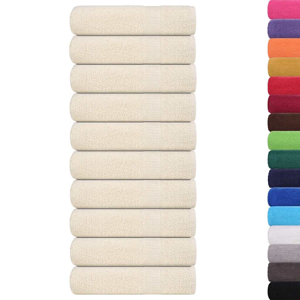 Badlakan FROGN 10 st gräddvit 100x150 cm 360 gsm