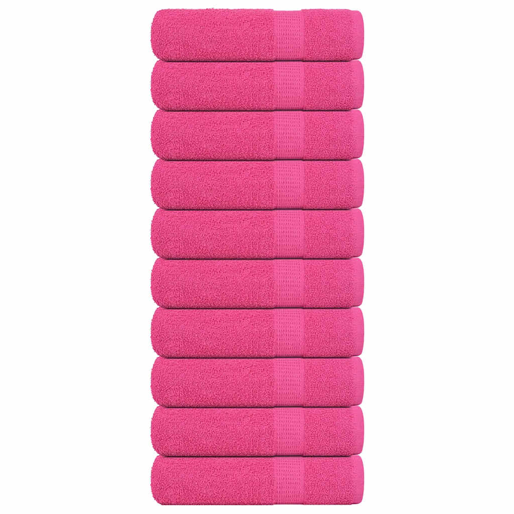 Handdukar FROGN 10 st rosa 50x100 cm 360 gsm