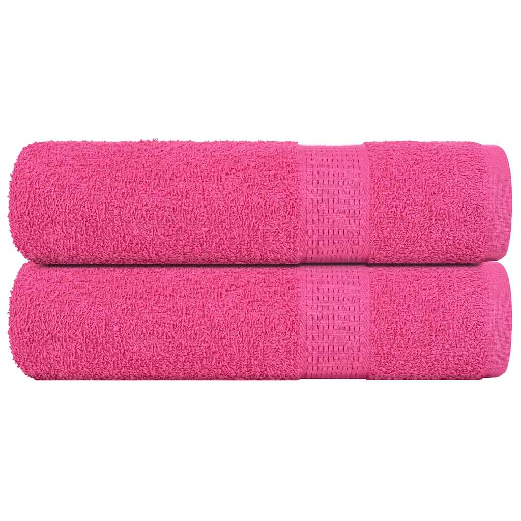 Badlakan FROGN 2 st rosa 100x150 cm 360 gsm