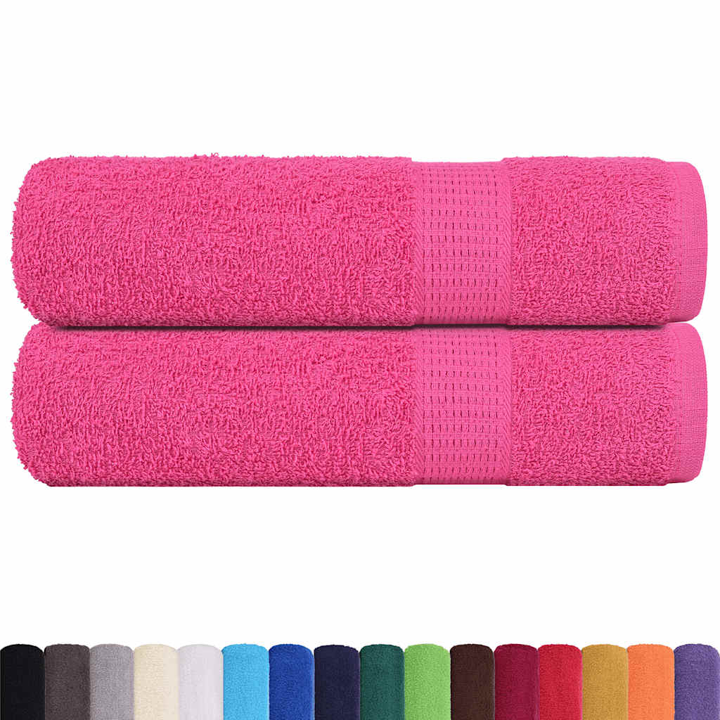Badlakan FROGN 2 st rosa 100x150 cm 360 gsm