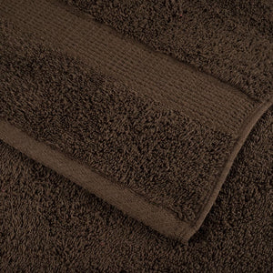 Premium Tvätthanddukar SOLUND 2 st bruna 30x30cm 600gsm