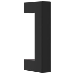 Skåphandtag 20 st svart 64 mm rostfritt stål