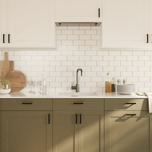 Skåphandtag 20 st svart 96 mm rostfritt stål