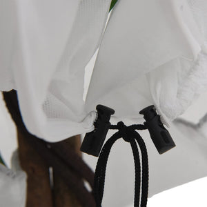 Fiberdukar med blixtlås 2 st 70 g/m² 1,2x1,8 m