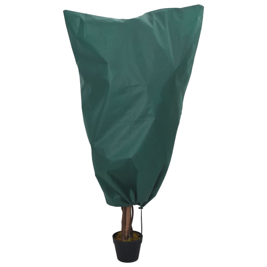 Fiberdukar med dragsko 4 st 70 g/m² 0,8x0,8 m