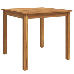 Matgrupp för trädgården 5 delar massivt akaciaträ