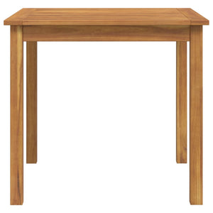 Matgrupp för trädgården 5 delar massivt akaciaträ