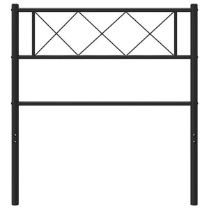 Huvudgavel metall svart 90 cm