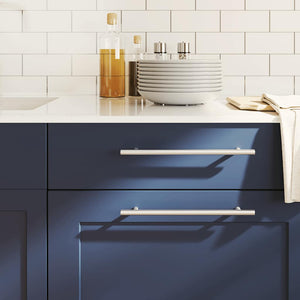 Skåphandtag 5 st silver 224 mm rostfritt stål