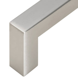 Skåphandtag 5 st silver 224 mm rostfritt stål