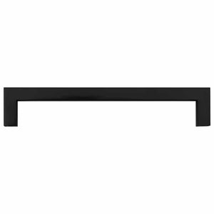 Skåphandtag 10 st svart 160 mm rostfritt stål