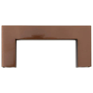 Skåphandtag 10 st brons 64 mm rostfritt stål