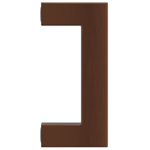 Skåphandtag 10 st brons 64 mm rostfritt stål