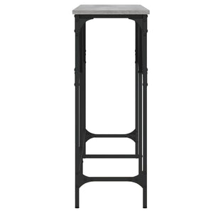 Avlastningsbord grå sonoma 140x29x75 cm konstruerat trä