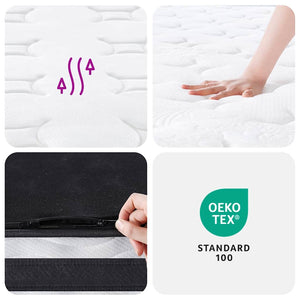 Bonellresårmadrass medium 180x200 cm