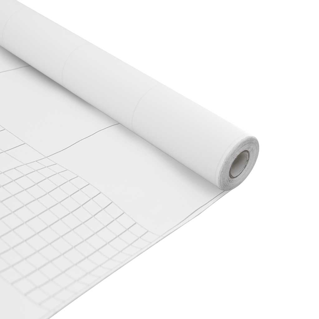 Fönsterfilmer frostad vit PVC