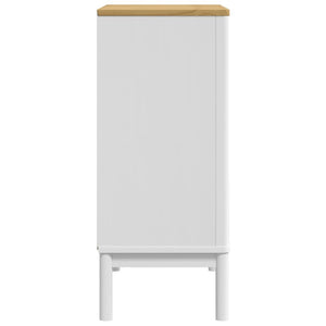 Byrå FLORO vit massiv furu