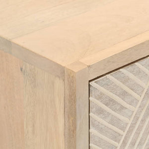 Byrå 55x30x76 cm massivt mangoträ och järn