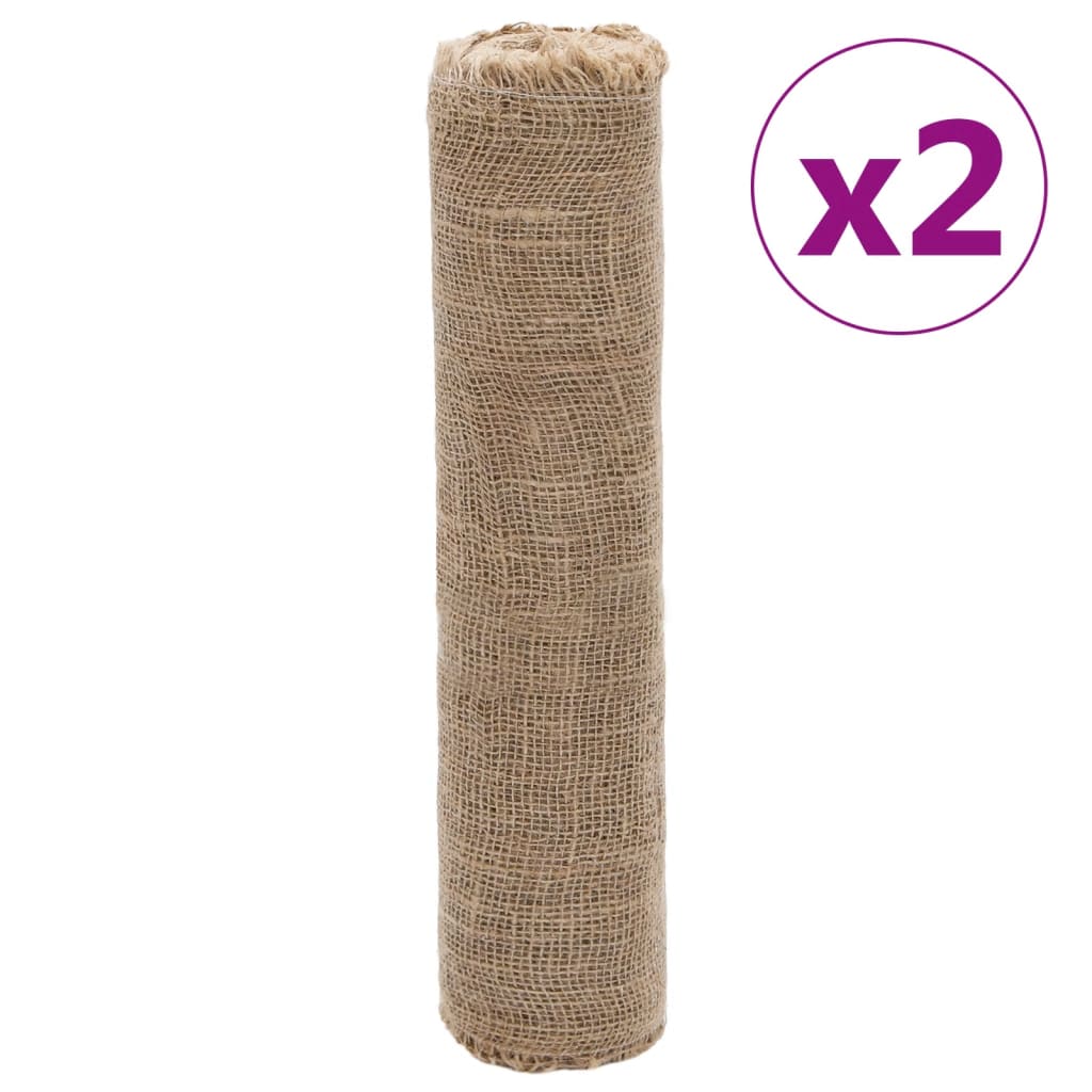Juterulle 2 st 0,5x50 m 100% jute 200 gsm