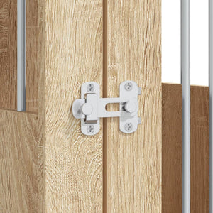 Hundbur/sidobord sonoma-ek 55x75x65 cm konstruerat trä