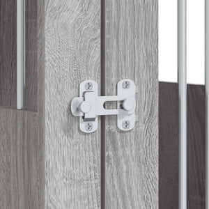 Hundbur/sidobord grå sonoma 55x75x65 cm konstruerat trä