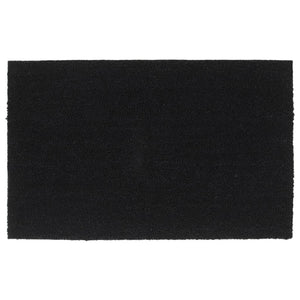 Dörrmatta svart 50x80 cm tuftad kokos