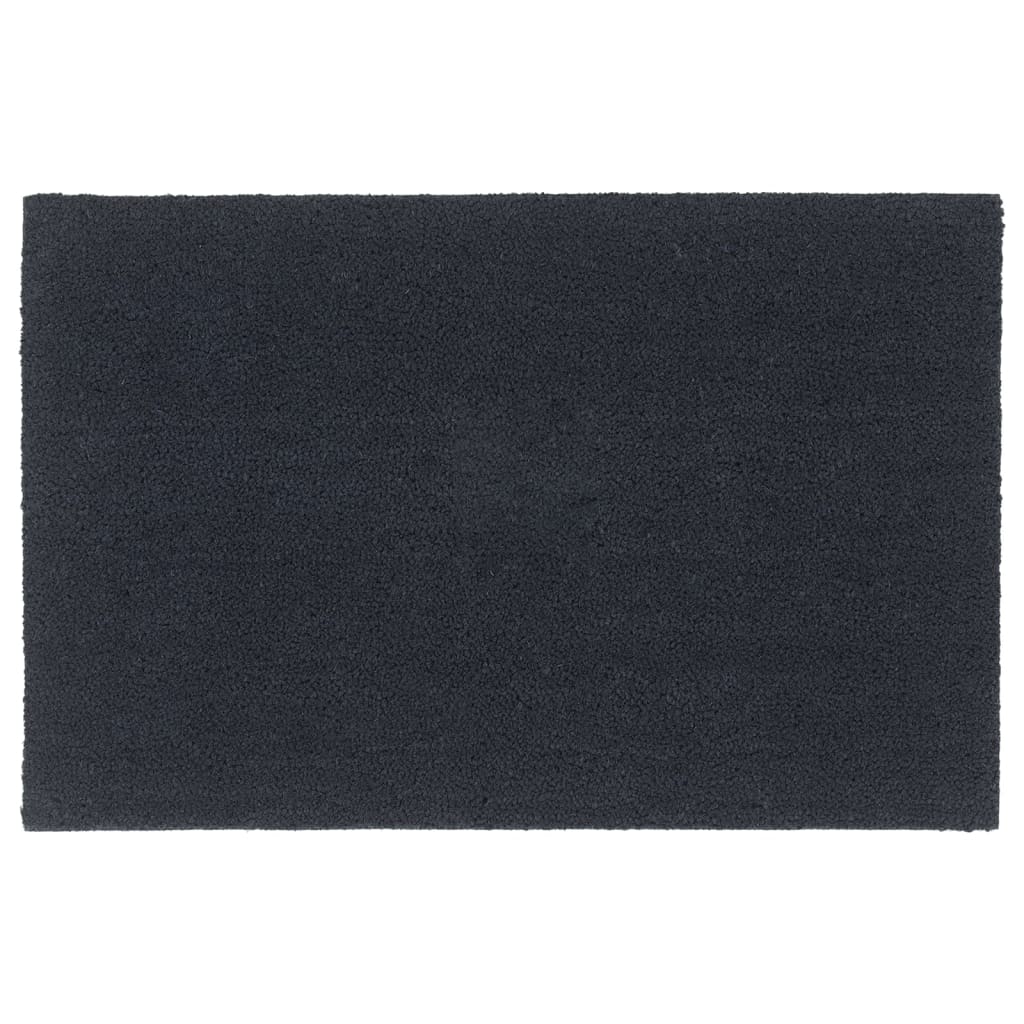 Dörrmatta mörkgrå 65x100 cm tuftad kokos